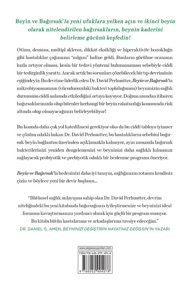 Beyin Ve Bağırsak - David Perlmutter - 2