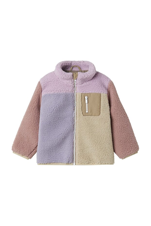 Nmfmonica Teddy Jacket Block - 1