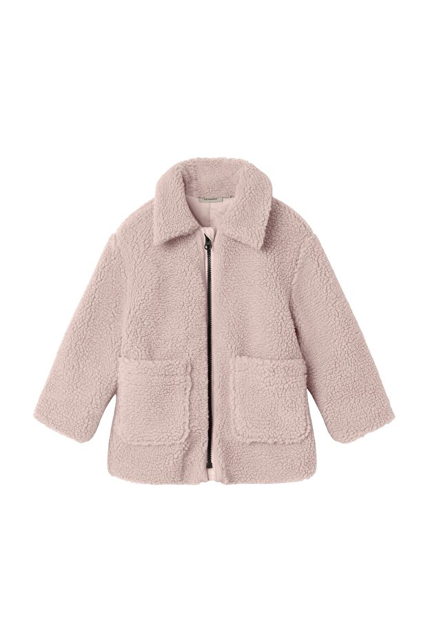 NMNNALO LONG SHERPA JKT SOLID LIL - 1