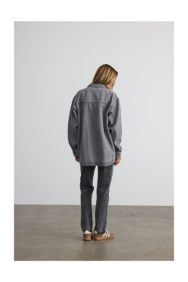 Nmalva L/S Dnm Shacket Az450Mg Noos - 4