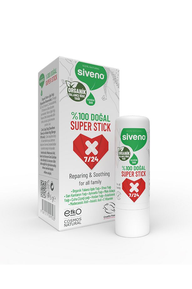 %100 Doğal Super Stick Anlık Yatıştırıcı Onarıcı Organik Yalancı Iğde Yağlı bitkisel 6 G - 8