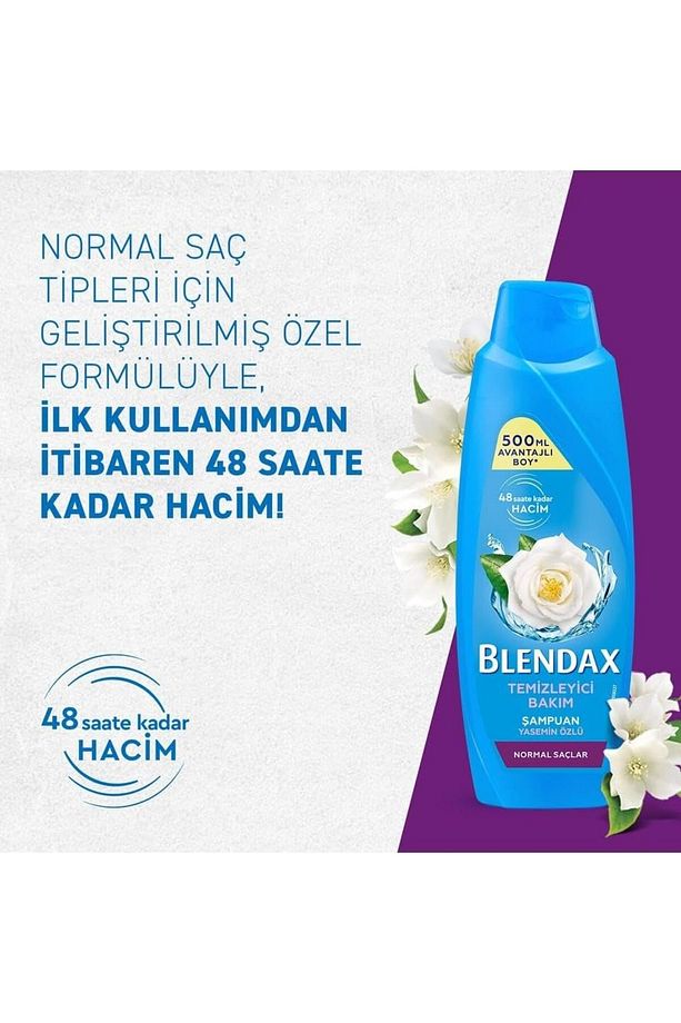 Kiraz Çiçeği Özlü 500 ml x2 + Yasemin Özlü 500 ml x2 Hacim Veren Şampuan Seti - 10