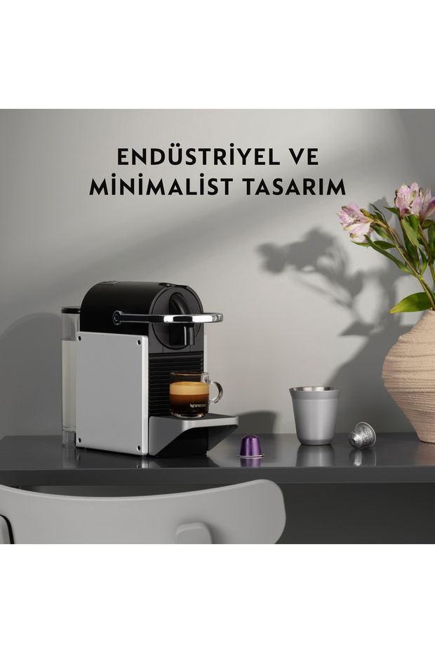 D62 Pixie Kahve Makinesi, Gümüş - 4