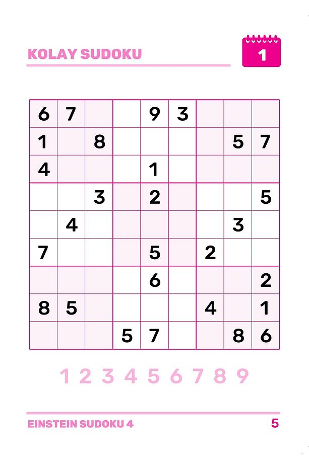 Sudoku Dahilerin Sayı ve Mantık Oyunları 2 - 3