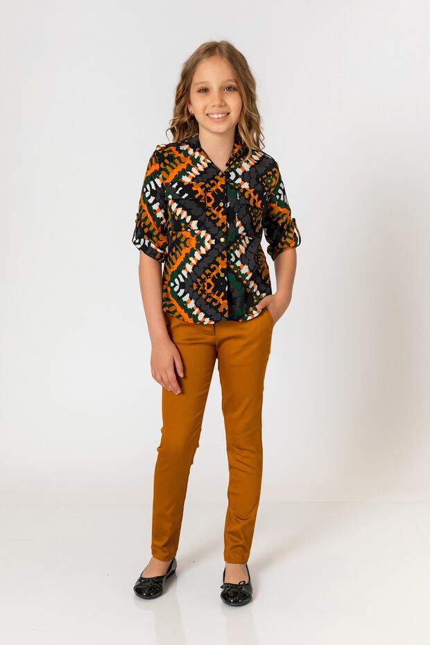 Devojčice, senfaste pantalone - 1