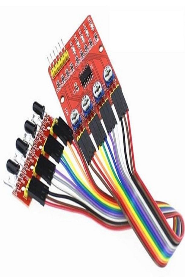 4lü Çizgi Izleyen Sensör Seti - 4 Way Tracking Module - 1