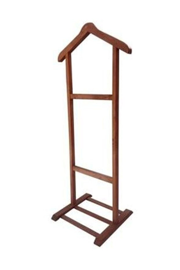 Ahşap Tekli Dilsiz Uşak Elbise Askılık - 1