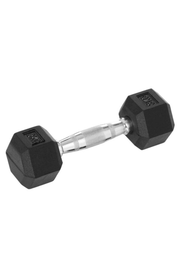 Kauçuk Altıgen Dambıl 3 Kilo Tek