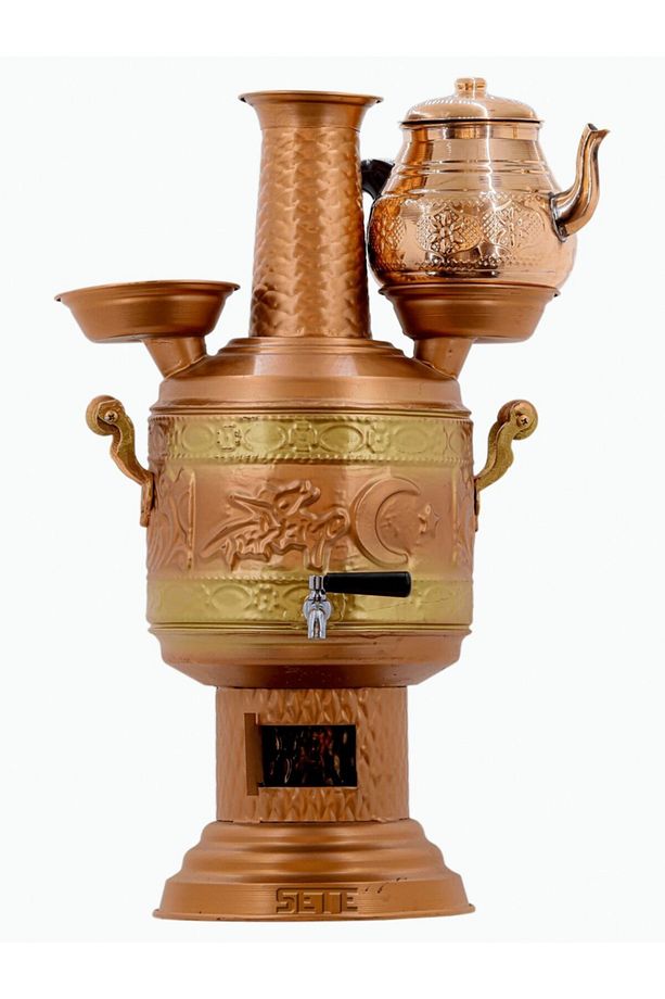 Bakır Semaver 5 lt - 1