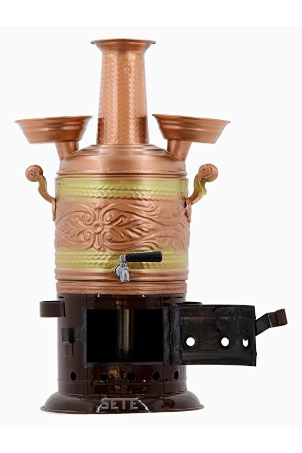 Bakır Semaver 5 lt Sobalı - 5