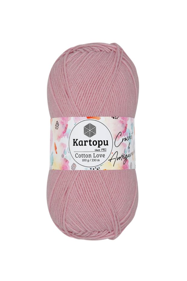 Cotton Love Cotton Hand Knitting Yarn |   Amigurumi Ipi |   100 Grams |   K768 Pink
