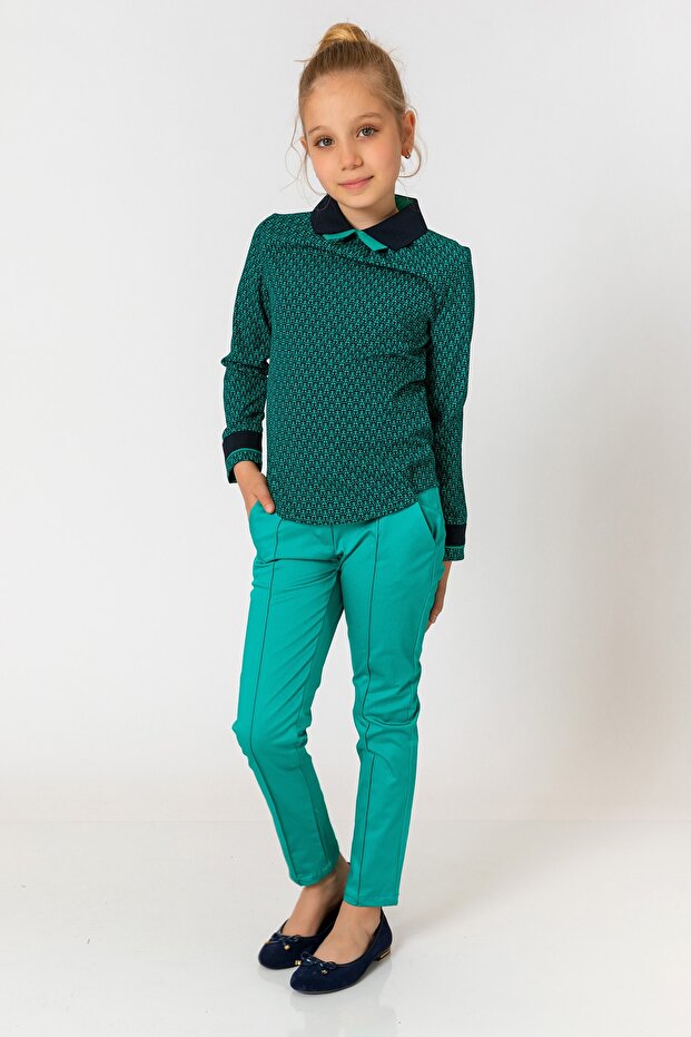 Zelene pantalone za devojčice - 3