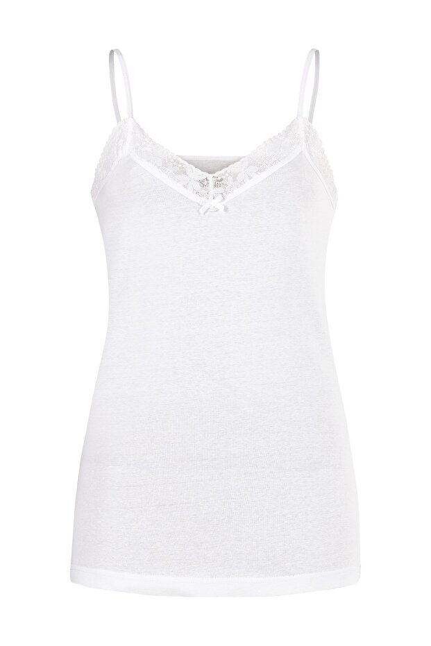 Women's Rope Strap Lace White Athlete Shn30192