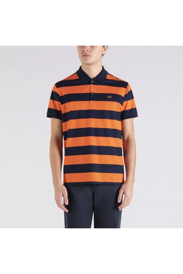 Men's Knitted Polo Shirt Cw Cotton