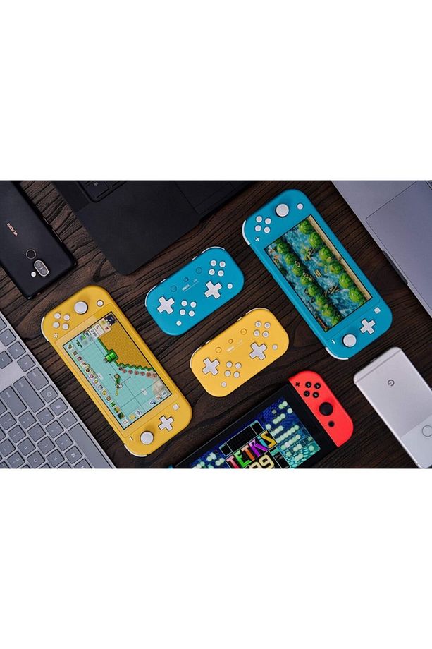 Lite Nintendo Switch Bluetooth Gamepad Oyun Kolu Switch Pc Sarı - 3