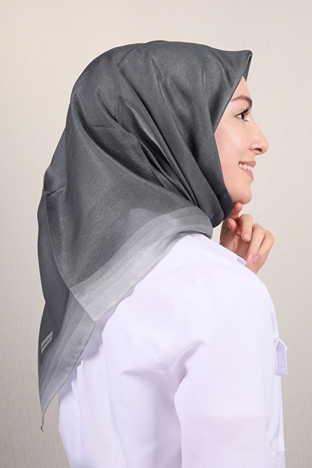 وشاح سهرة بلون لامع - نمط-05 - اللون-13