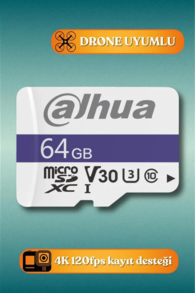 C100A 64GB MicroSDXC U3 Hafıza Kartı + SD Adaptör - 2
