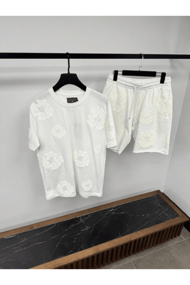 Asphalt Spotted T-Shirt Suit