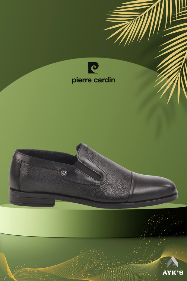 Black Genuine Leather Men's Classic Shoes 36320 m