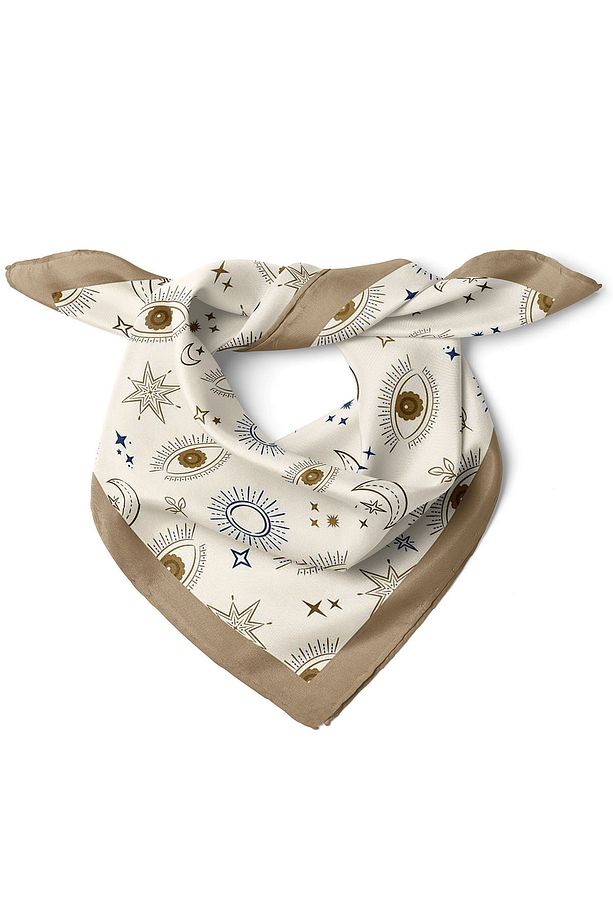 Göz Desenli Bandana - 1