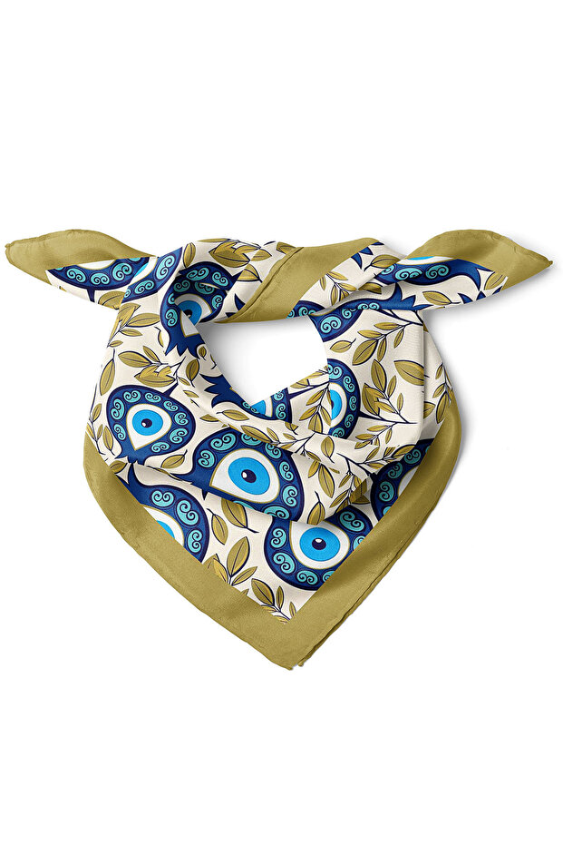 Bead Patterned Evil Eye Bandana