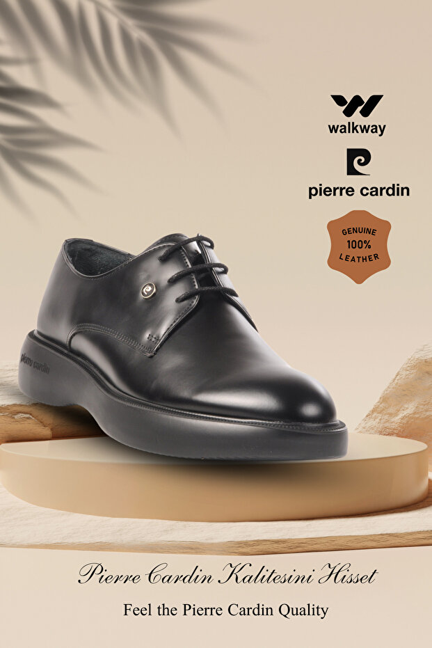 70914 m Black Opening Genuine Leather Men's Casual Shoes