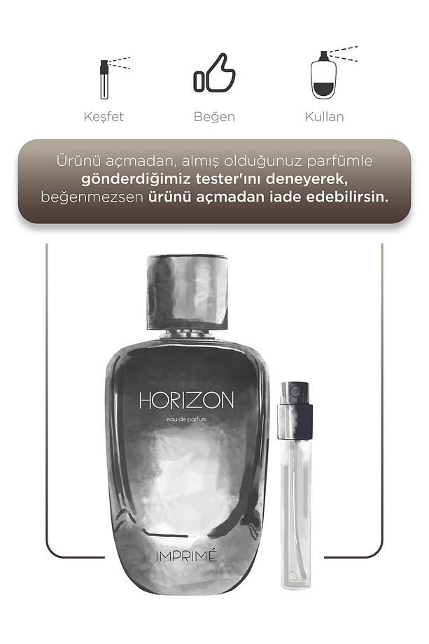 Horizon EDP 100 ml & Seyahat Boy 15 ml Erkek Parfüm Seti I Baharatlı Ve Odunsu I Limon, Tarçın - 5