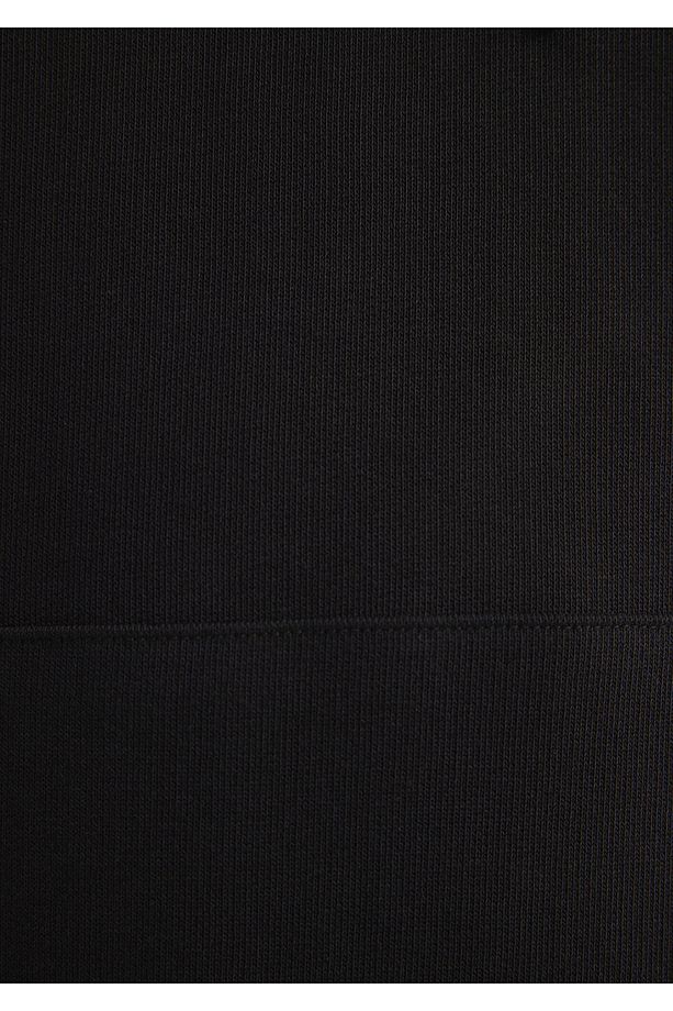 Kapüşonlu Siyah Sweatshirt 0S10330-900 - 8
