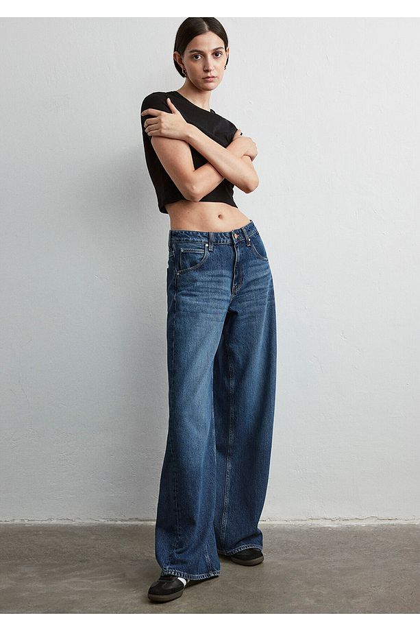 Siena Iconic Puslu Koyu Jean Pantolon 1010763-87748 - 3