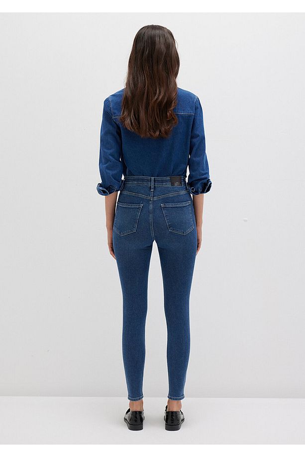 A.C.A.İ.P Move Indigo Mavisi Jean Pantolon 101065-33303 - 3