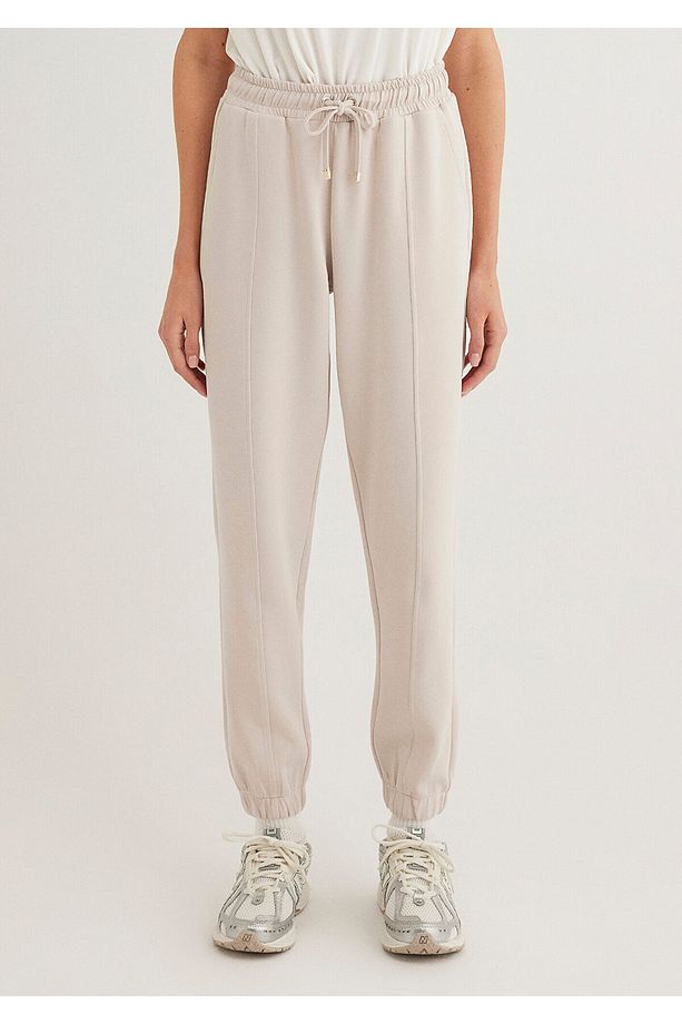 Lux Touch TENCEL TM Modal Bej Eşofman Altı 1600453-34531 - 3