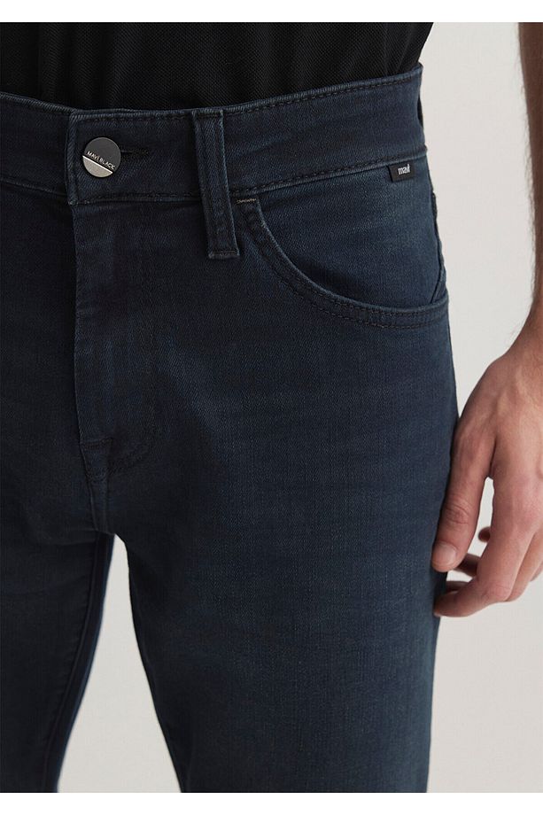 Jake Black Puslu Gece Mavisi Jean Pantolon 0042227245 - 6
