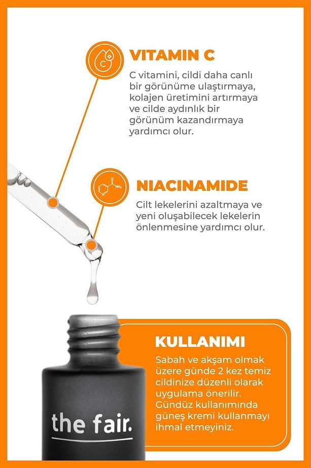 Stick Tüm Cilt Tipleri Için Yüksek Koruyucu Güneş Kremi Ve The Fair. C Gleam C Vitamini Serum - 4