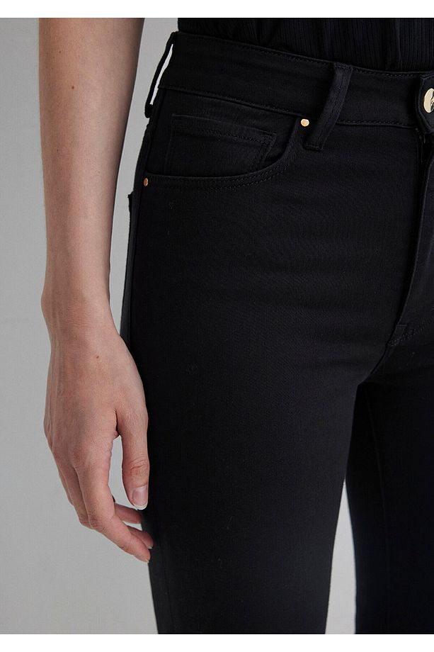 Kendra Gold Klasik Siyah Jean Pantolon 1074622002 - 7