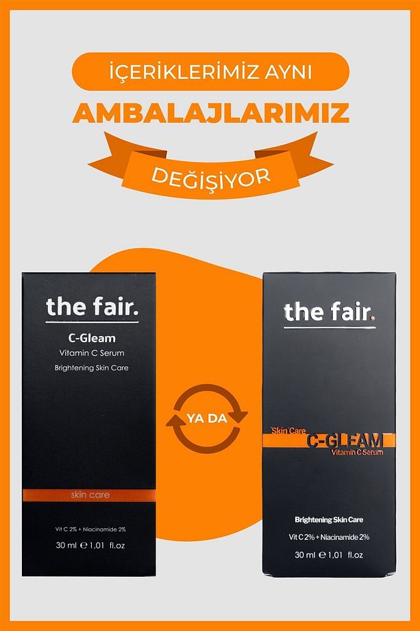 Stick Tüm Cilt Tipleri Için Yüksek Koruyucu Güneş Kremi Ve The Fair. C Gleam C Vitamini Serum - 6