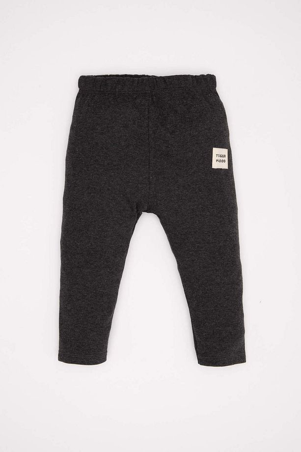 Erkek Bebek 2'li Takım Baskılı Sweatshirt Beli Lastikli Jogger Eşofman Altı D2937A524WN - 2