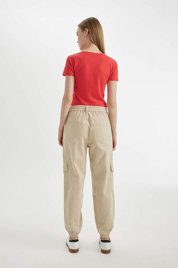 Coool Gabardin Jogger Pantolon Normal Bel Basic Düz Kargo Cepli B0454AX24AU - 6