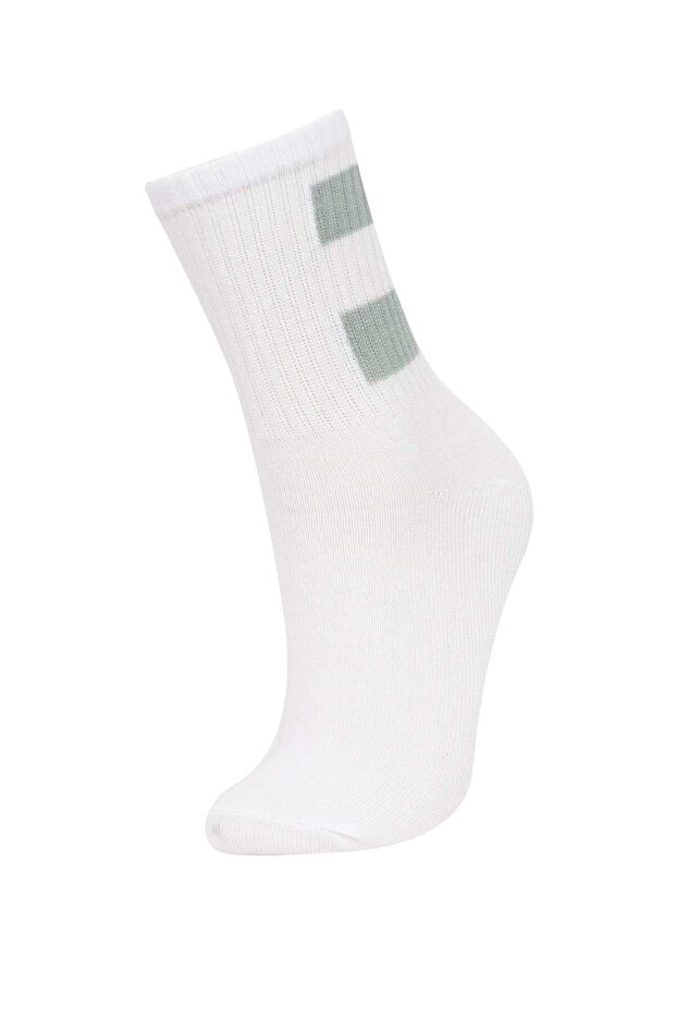 Erkek Çocuk 3'lü Pamuklu Uzun Çorap C8036A8NS - 3