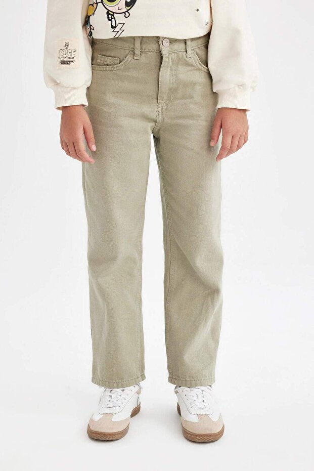 Devojčice, platnene pantalone - 7