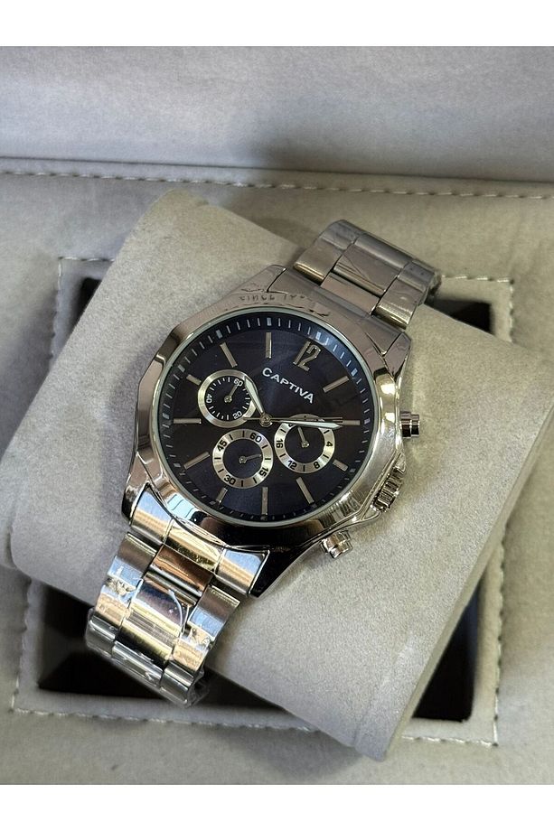 CAPTİVA ANALOG Quartz Makina METAL 1ATM SU GEÇİRMEZ ERKEK KOL SAATİ - 1