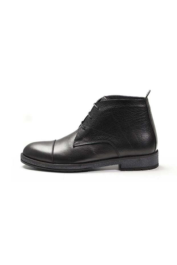 Black Men's Lace up Boots