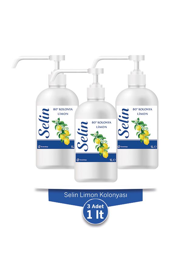 Limon Kolonyası Şişe 3 LT (1 LT x3 Adet) - 1