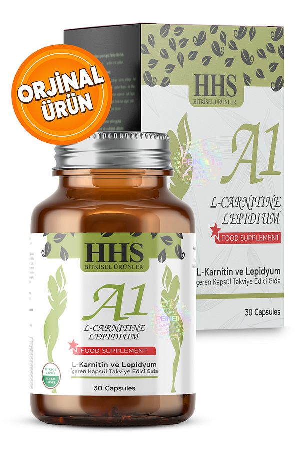Hhs Bitkisel Ürün A1 L-carnitine Lepidium Bitkisel Diyet Kapsül 30'lu - 1