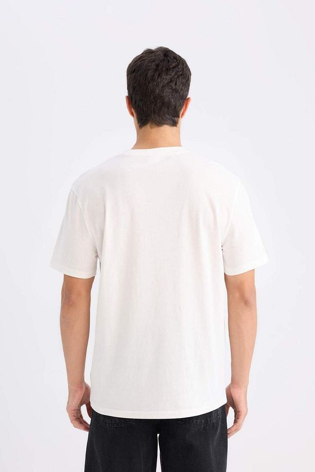 %100 Pamuk New Regular Fit Bisiklet Yaka Basic Düz Kısa Kollu Tişört V7699AZ24SP - 6
