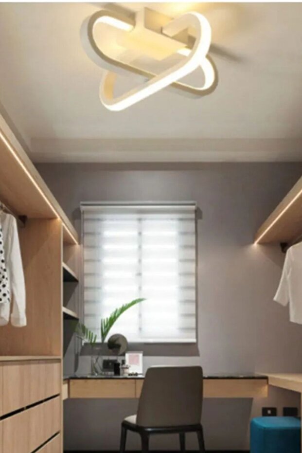 Layka Ledli Plafonyer Tekli Avize - 1