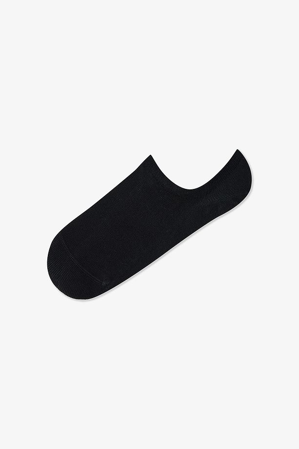 3 Çift Pamuklu Kalp ve Pati Nakışlı Sneaker Çorap - 4