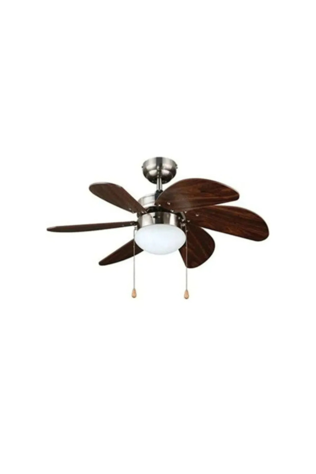 Kcf280 60w Ahşap 6 Kanatlı Avizeli Tavan Latörü - 1