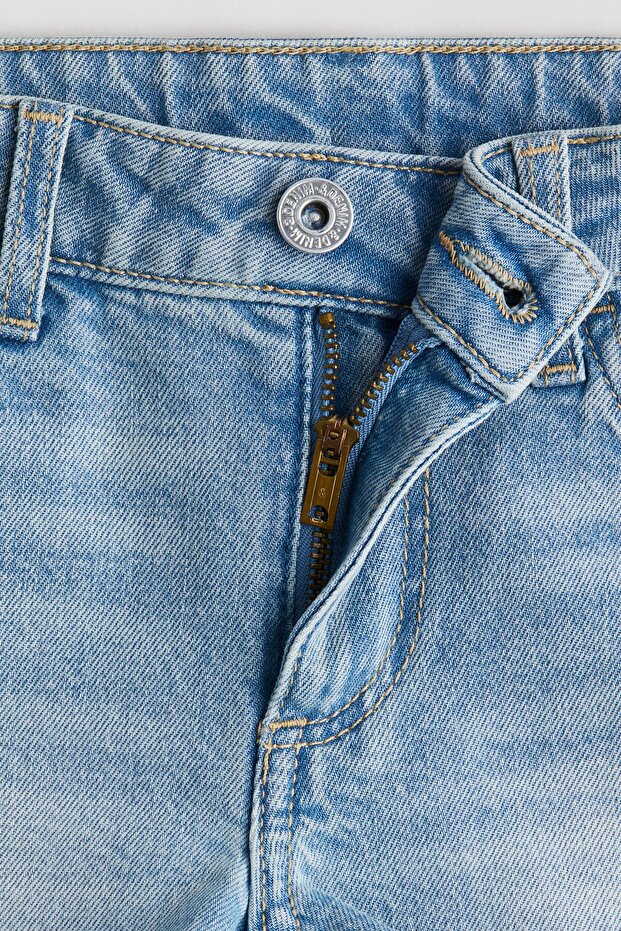 Pamuklu Kot Şort - 6