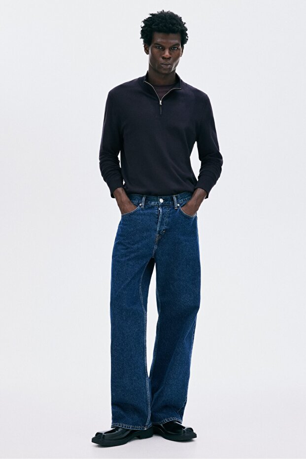 Yarım Fermuarlı Kazak Regular Fit - 2