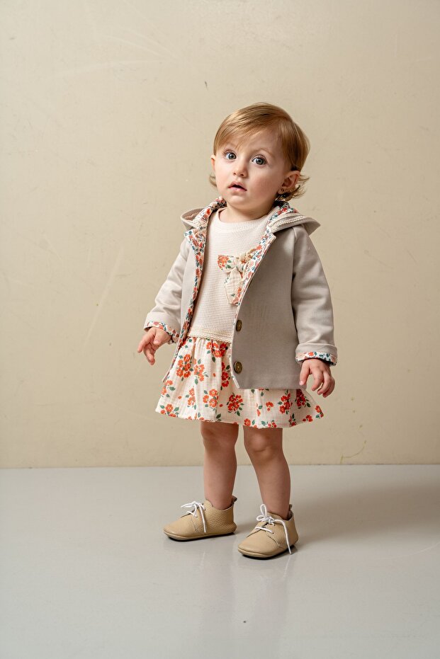 Baby Girl Jacket Dress Set